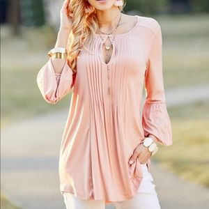 Suzanne Betro pleated tunic size L